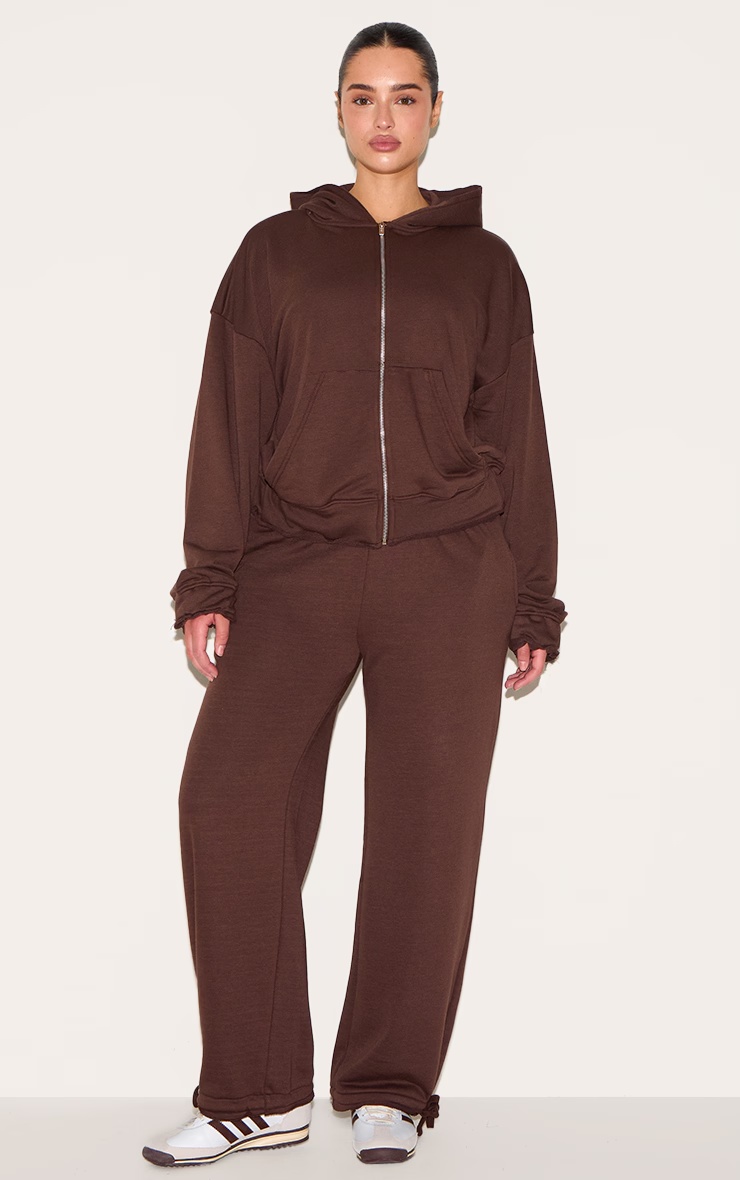 Shape Chocolate Zip Through Hoodie 6 Shape Chocolate Zip Through Hoodie