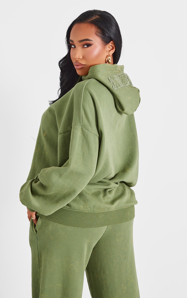 PRETTYLITTLETHING Shape Khaki Hoodie 2 PRETTYLITTLETHING Shape Khaki Hoodie