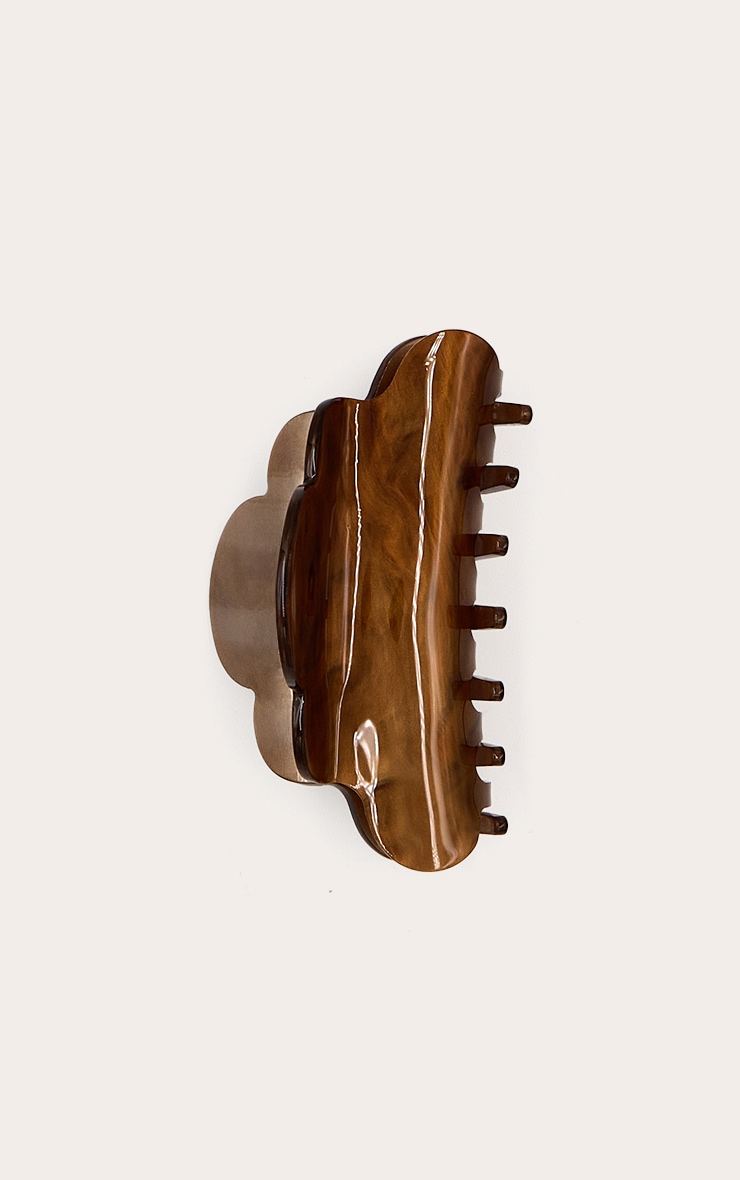 Smokey Brown Metallic Claw Clip 2 Smokey Brown Metallic Claw Clip