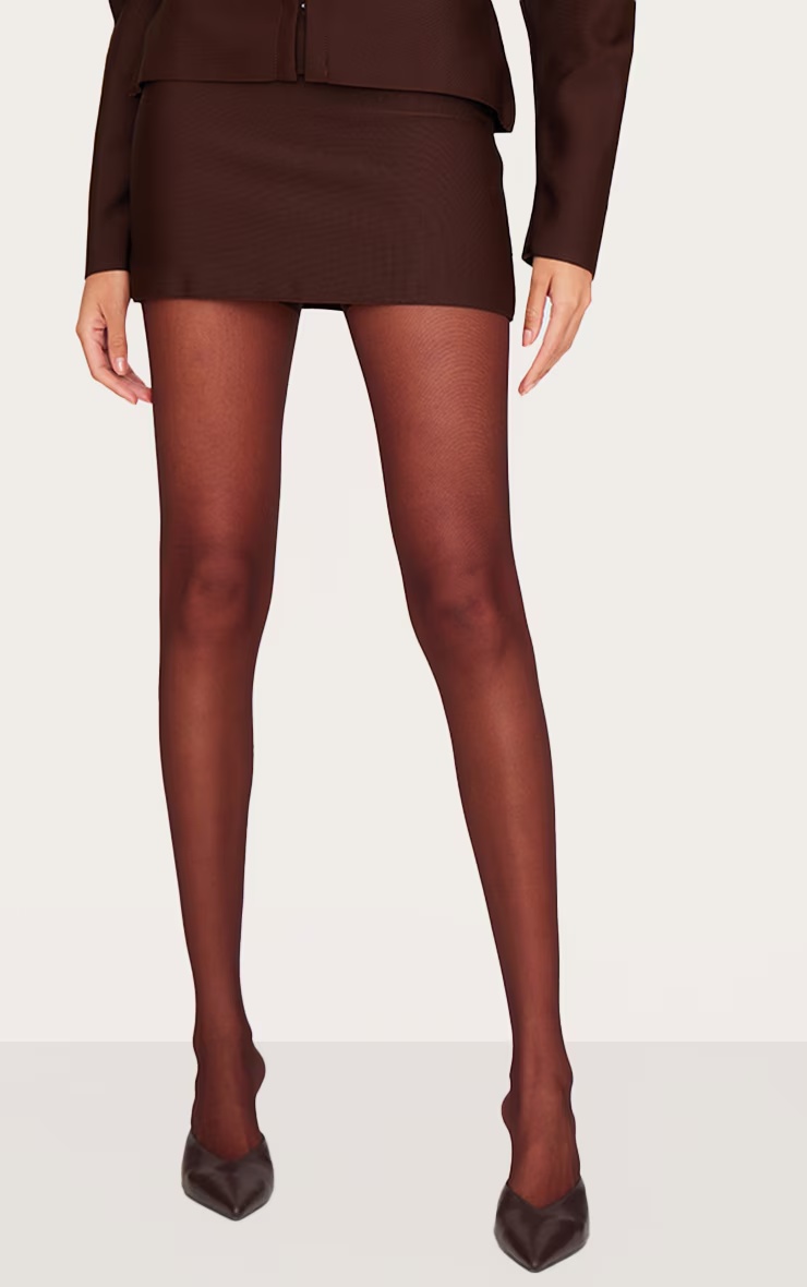 Chocolate Tailored Mini Skirt 5 Chocolate Tailored Mini Skirt