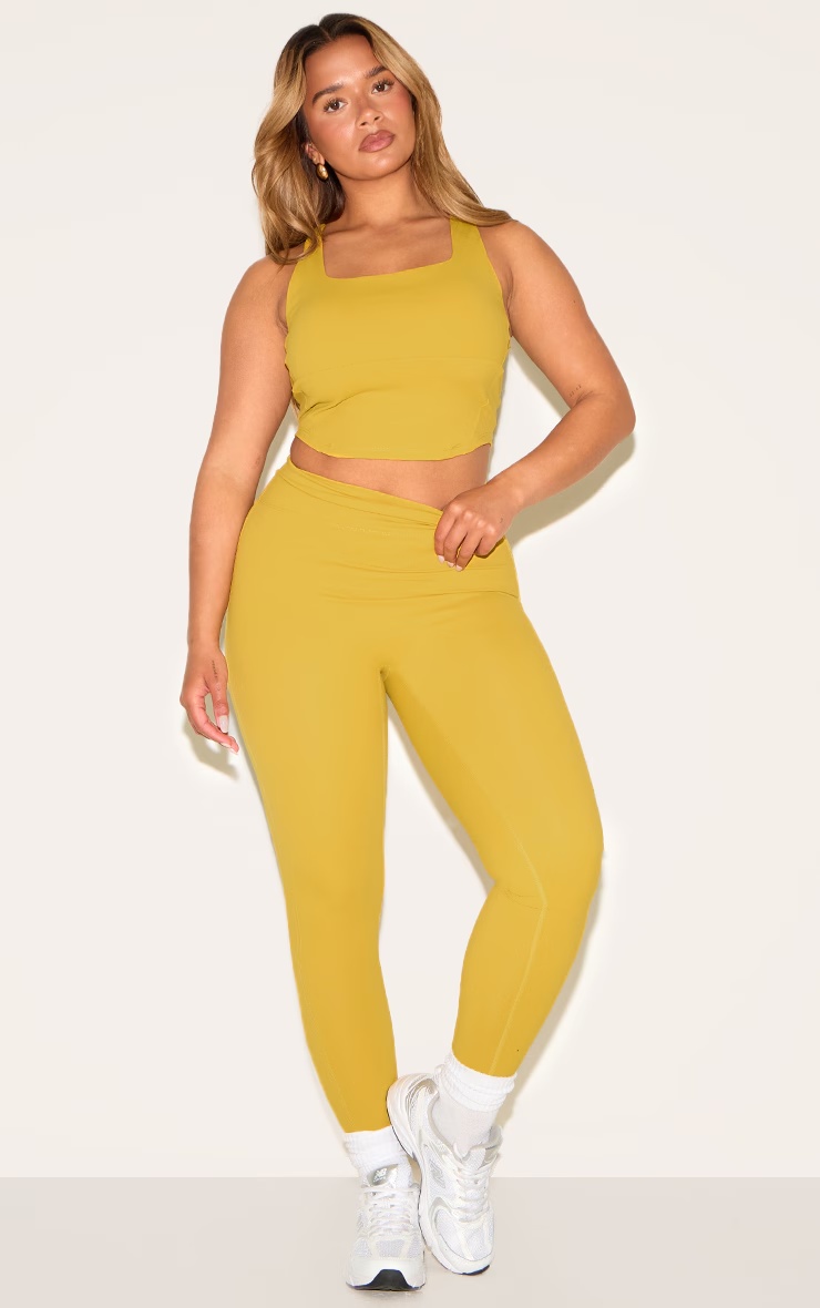 Shape Olive Active Cupped Seam Detail Sports Bra 3 Shape Olive Active Cupped Seam Detail Sports Bra