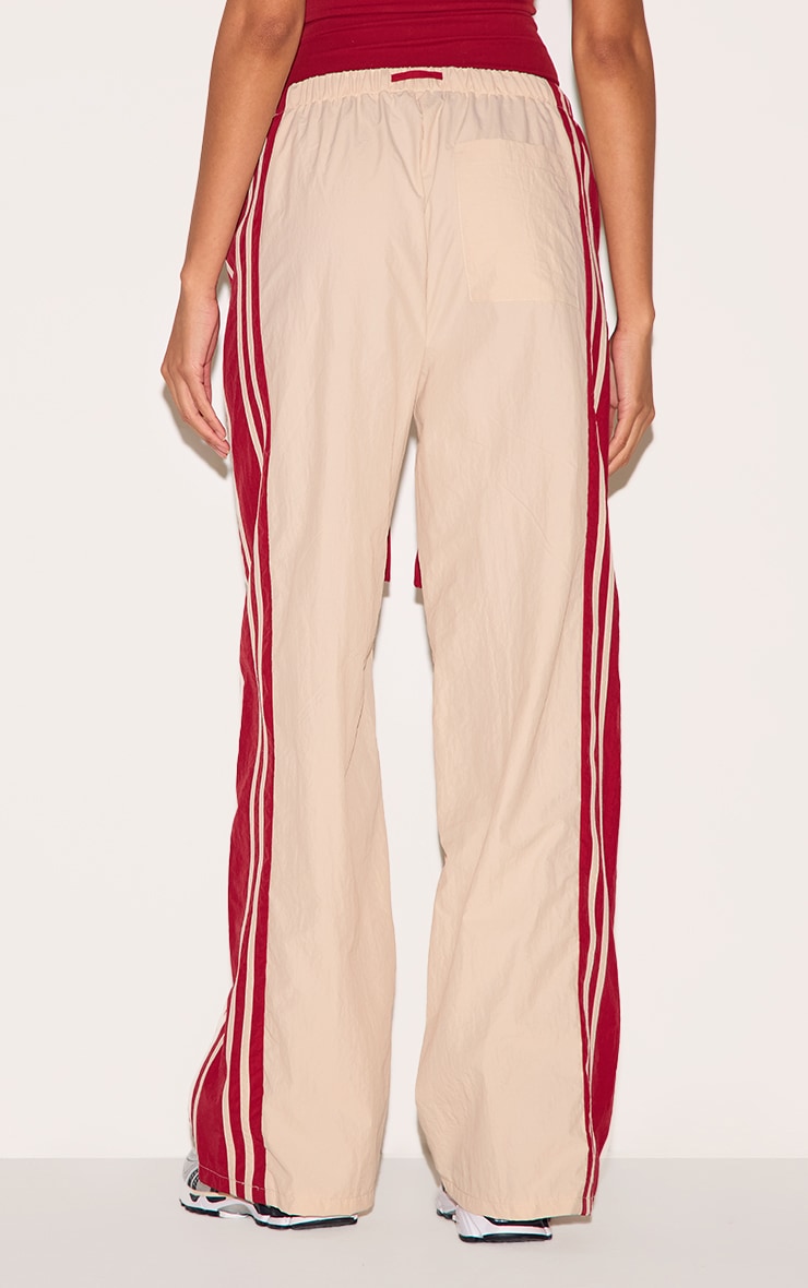 Stone Shell Contrast Side Stripe Track Pants 6 Stone Shell Contrast Side Stripe Track Pants