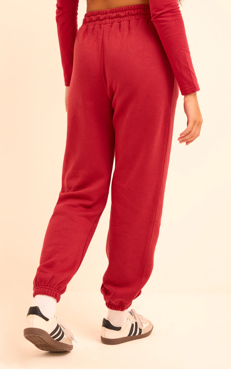 Cherry Red PLT Studio Archive Puff Print Drawstring Cuffed Joggers 6 Cherry Red PLT Studio Archive Puff Print Drawstring Cuffed Joggers