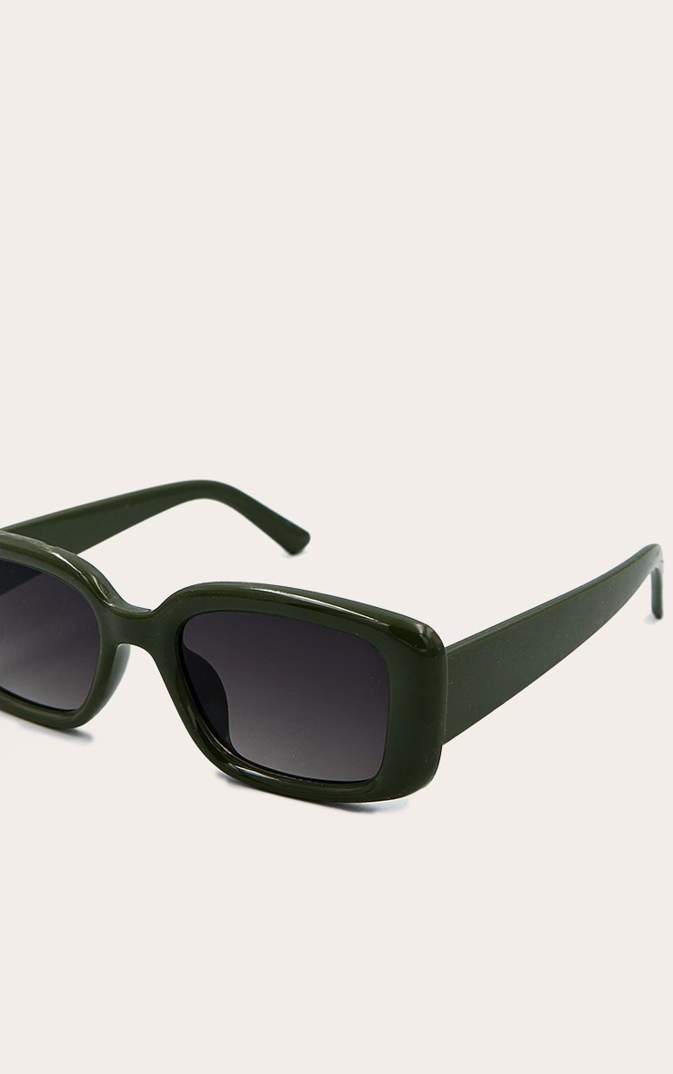 Khaki Square Sunglasses 3 Khaki Square Sunglasses