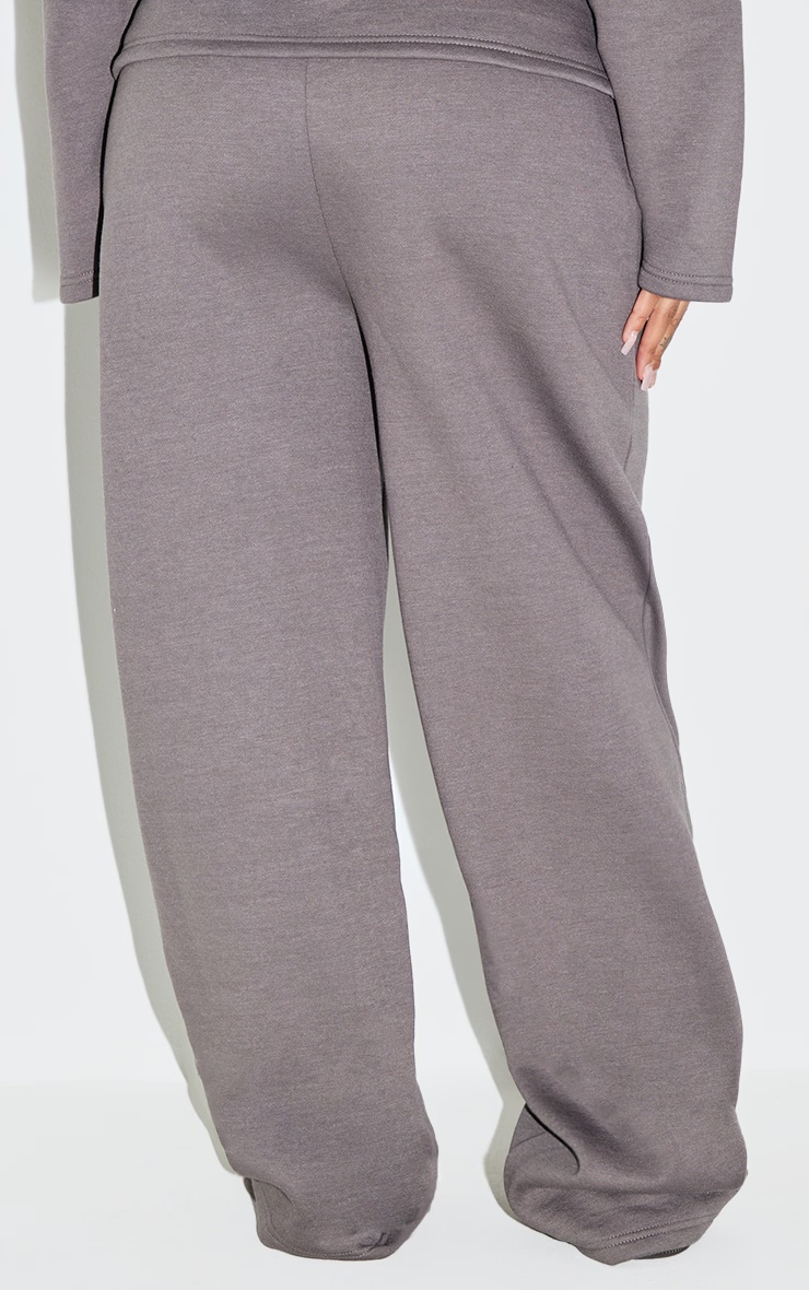 Shape Dove Grey Highwaisted Pintuck Wide Leg Joggers 3 Shape Dove Grey Highwaisted Pintuck Wide Leg Joggers
