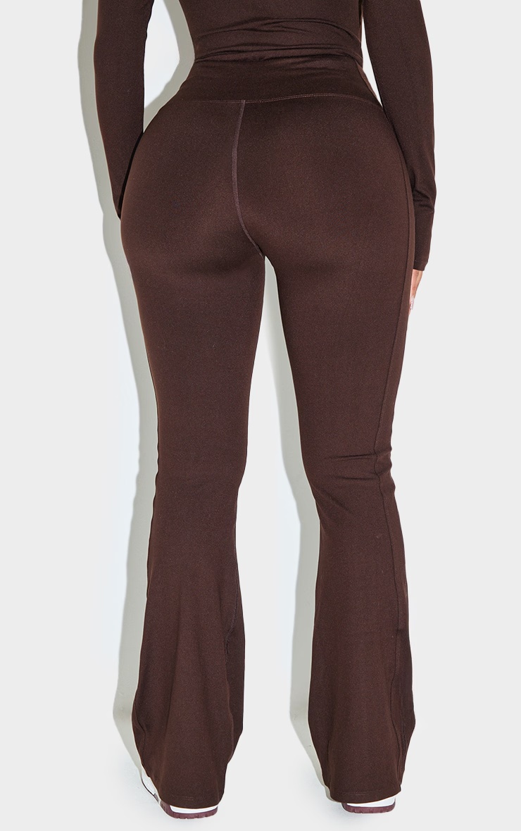 Shape Chocolate Sculpt Active High Waisted Seam Flared Trousers 6 Shape Chocolate Sculpt Active High Waisted Seam Flared Trousers