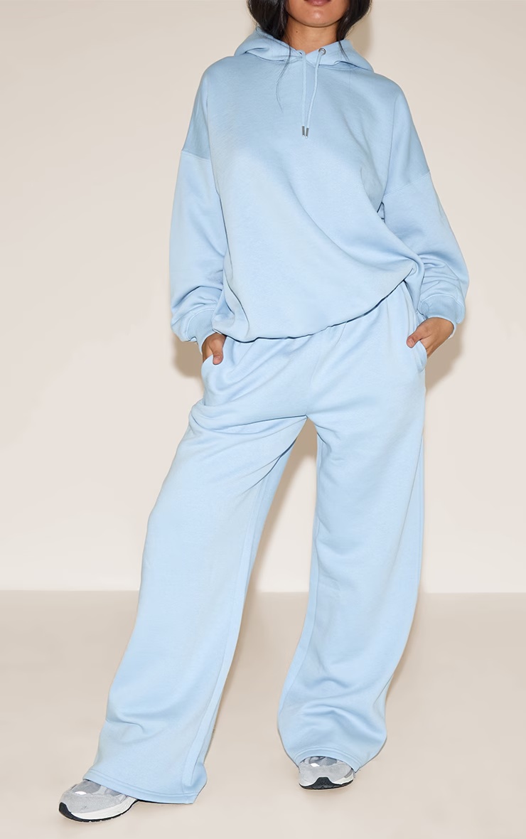 Baby Blue Thin Waistband Joggers 2 Baby Blue Thin Waistband Joggers