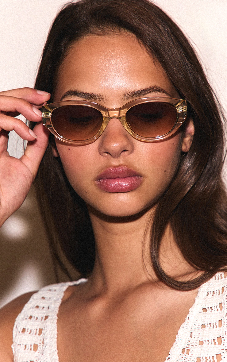 A.KJ?RBEDE Winnie Sunglasses - Cream Bone