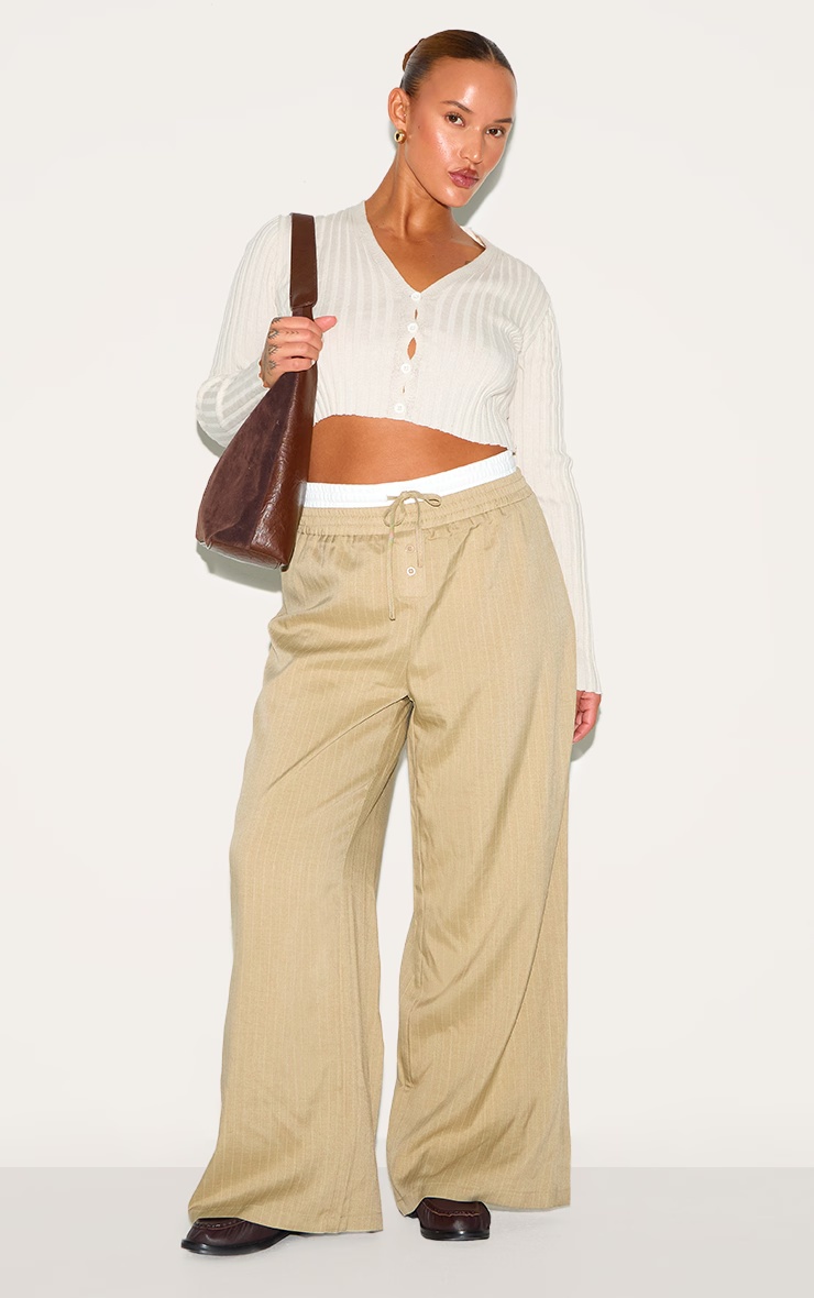 Plus Light Nude Sheer Knitted Cardigan 6 Plus Light Nude Sheer Knitted Cardigan