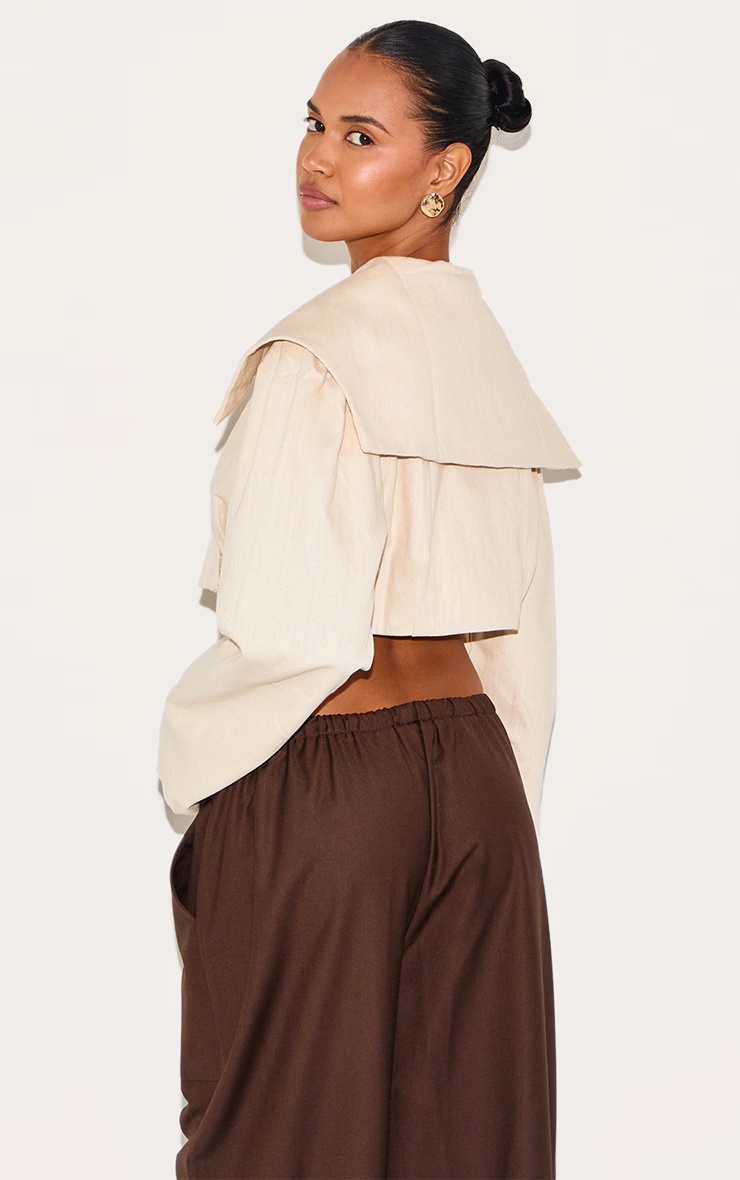 Sand Cross Over Asymmetric Cropped Jacket 5 Sand Cross Over Asymmetric Cropped Jacket