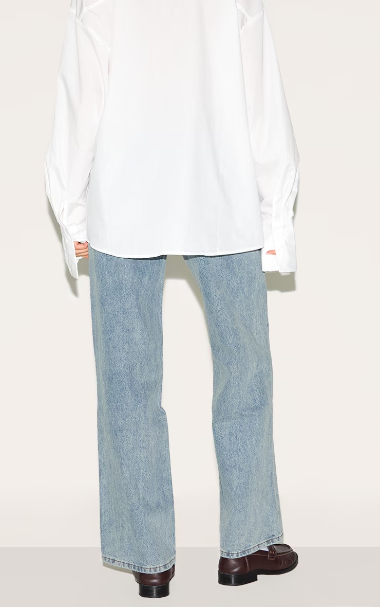 Vintage Wash Low Rise No Waistband Straight Leg 6 Vintage Wash Low Rise No Waistband Straight Leg