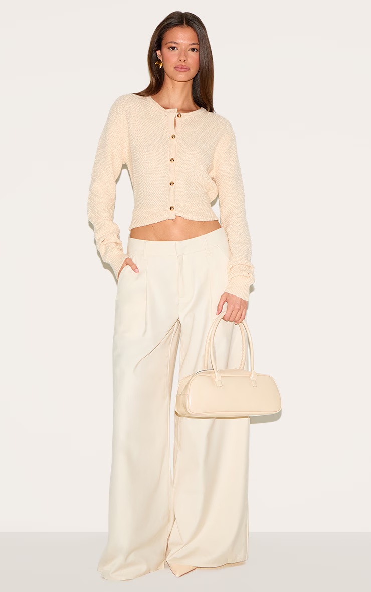 Cream Knitted Cardigan 6 Cream Knitted Cardigan